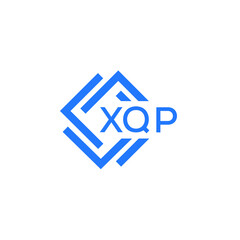 XQP technology letter logo design on white  background. XQP creative initials technology letter logo concept. XQP technology letter design.

