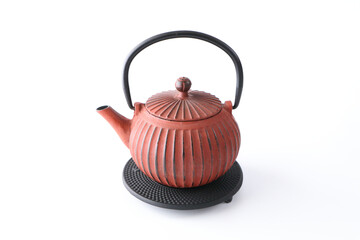 美味しそうな日本のお茶・緑茶（シンプル白背景）