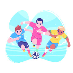 international football illustration design © ayunannas