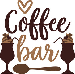 coffee t shirt and svg design