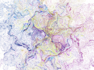 Abstract background illustration, modern hipster futuristic fractal flame graphic. colorful surreal poster, banner