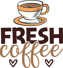 coffee t shirt and svg design