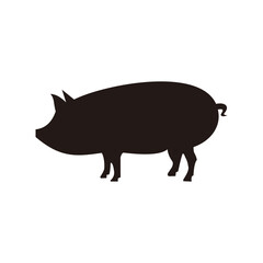 Pig icon vector illustration sign