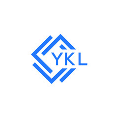 YKL technology letter logo design on white  background. YKL creative initials technology letter logo concept. YKL technology letter design.