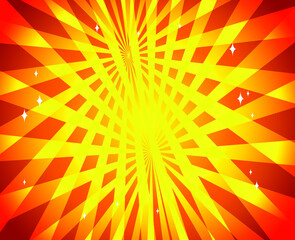 comic background with sunburst lines and stars