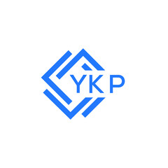 YKP technology letter logo design on white  background. YKP creative initials technology letter logo concept. YKP technology letter design.