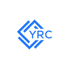 YRC technology letter logo design on white  background. YRC creative initials technology letter logo concept. YRC technology letter design.