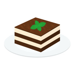 ティラミスのイラスト