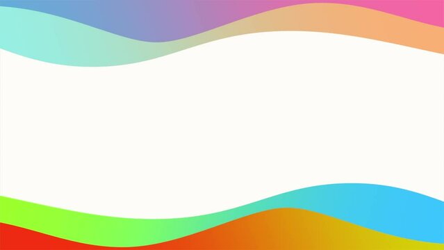 Motion gradient rainbow waves, abstract business and corporate style background