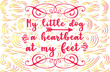 Obraz premium dog t shirt and svg design