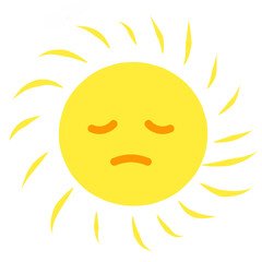 sun cartoon character