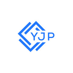 YJP technology letter logo design on white  background. YJP creative initials technology letter logo concept. YJP technology letter design.