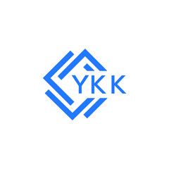 YKK technology letter logo design on white  background. YKK creative initials technology letter logo concept. YKK technology letter design.