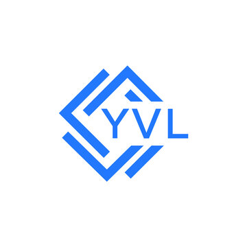 YVL technology letter logo design on white  background. YVL creative initials technology letter logo concept. YVL technology letter design.
