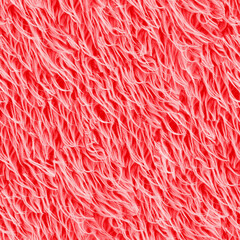 Red fur seamless background.