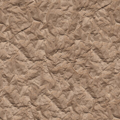 Seamlessly crumpled paper texture background.
