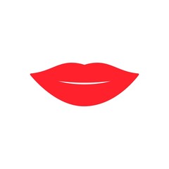lips icon or logo sign symbol vektor illustration