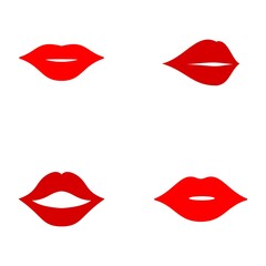 lips icon or logo sign symbol vektor illustration