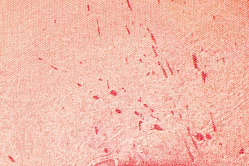 Abstract art background light pink and red colors. Watercolor painting on canvas with soft rose gradient. Fragment of artwork on paper with pattern. Texture backdrop.