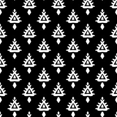 black and white seamless pattern