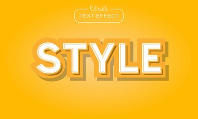 3d bold and strong modern typeface, vibrant cool style effect