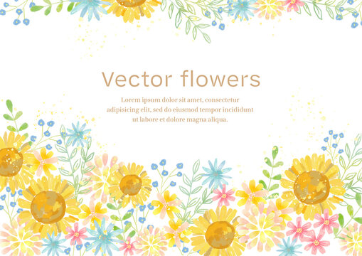 ひまわりフレーム の画像 30 795 件の Stock 写真 ベクターおよびビデオ Adobe Stock