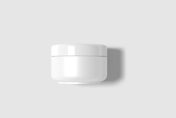 Cosmetic jar Mockup blank