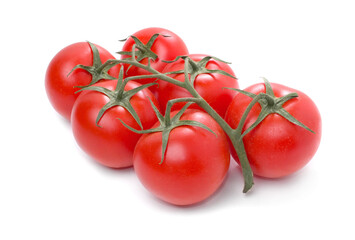 Tomato isolated on white background.