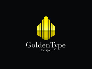 Corporate Golden Logo Business Identity 