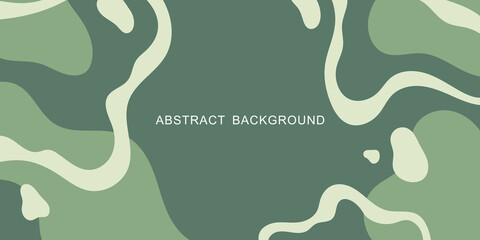 Fototapeta premium GREEN VECTOR BACKGROUND WITH SMOOTH ABSTRACT STRIPES AND SPOTS
