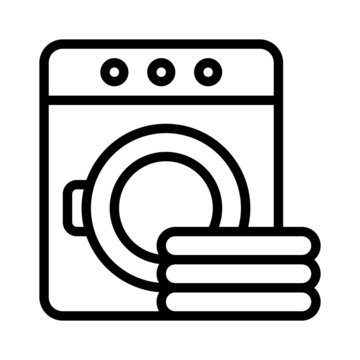 recommend clip art: laundry icon with outline style. Suitable for website design, logo, app and UI. Based on the size of the icon in general, so it can be reduced.