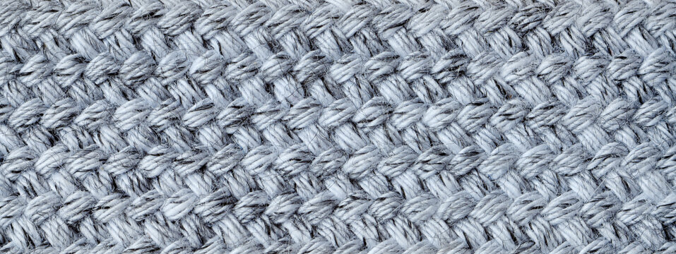 Gray Jersey Knitwear Textile Background