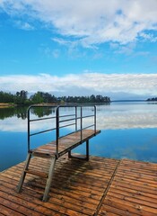 pier on the lake