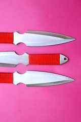 Throwing combat knife for sport and leisure