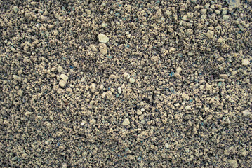 The texture of the sand.