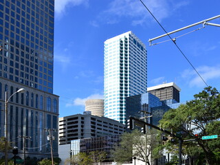 Obraz na płótnie Canvas Moderne Bauwerke in der Downtown von Tampa, Florida
