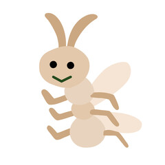 走る白蟻　笑顔