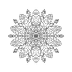 Mandala art vector