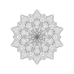 Mandala art vector