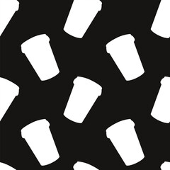 Vector flat hand drawn seamless pattern