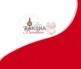 Fototapeta na wymiar illustration of decorated rakhi for Indian festival Raksha Bandhan background.