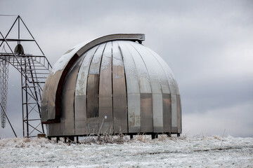 Telescope in the mountains