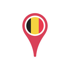 Colour icon for Belgium Flag Map