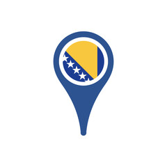 Colour icon for Bosnia Herzegovina Flag Map