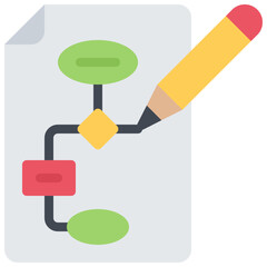 Drawing Flowchart Icon
