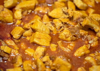 Stew made of meat with sauce