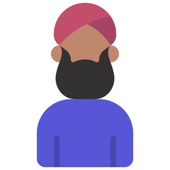 Sikh Man Icon