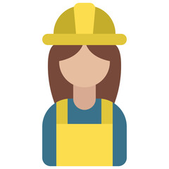 Builder Woman Icon