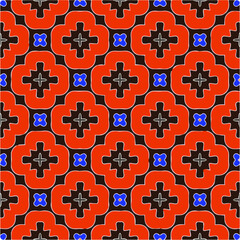 Floral vintage background with repeat patterns.Perfect for fashion, textile design, cute themed fabric, on wall paper, wrapping paper, fabrics and home decor.Seamless abstract multicolor pattern.