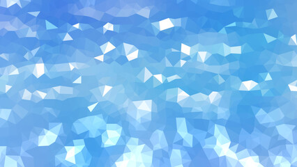 Abstract Low Poly Triangular Background.